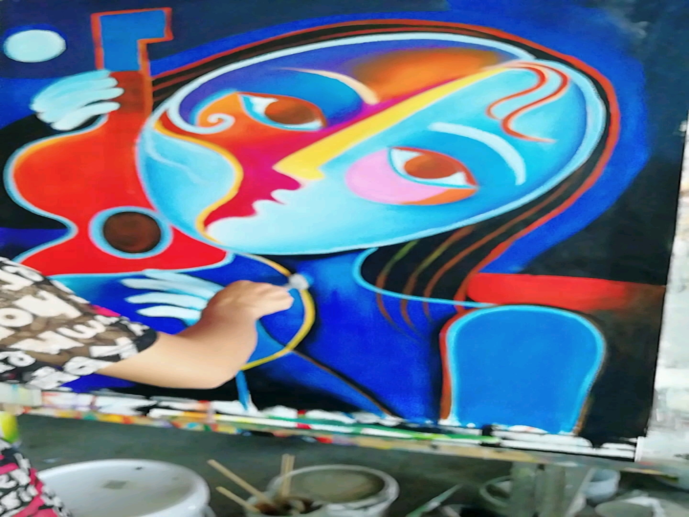 Detail Lukisan Abstrak Pablo Picasso Nomer 8
