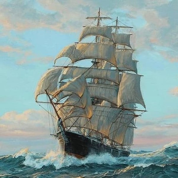 Lukisan Kapal Laut - KibrisPDR