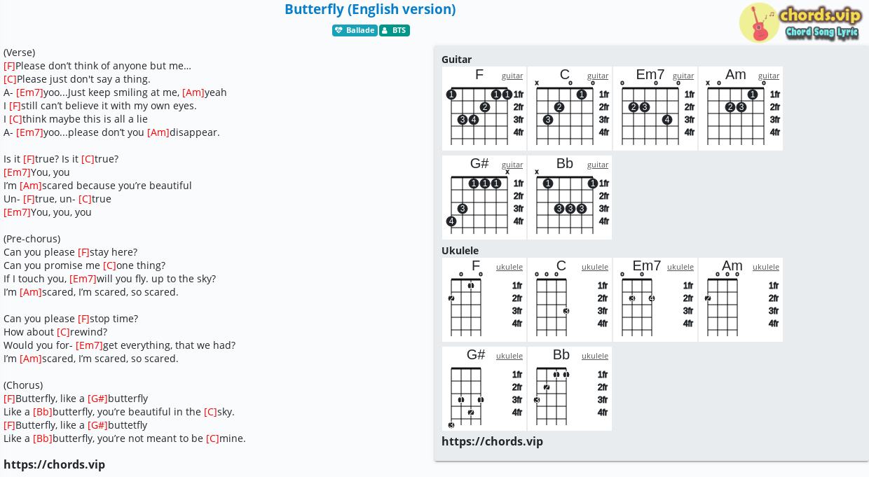 Detail Lyric Bts Butterfly Nomer 34