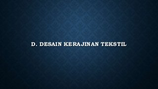 Detail Macam Desain Kerajinan Tekstil Nomer 26