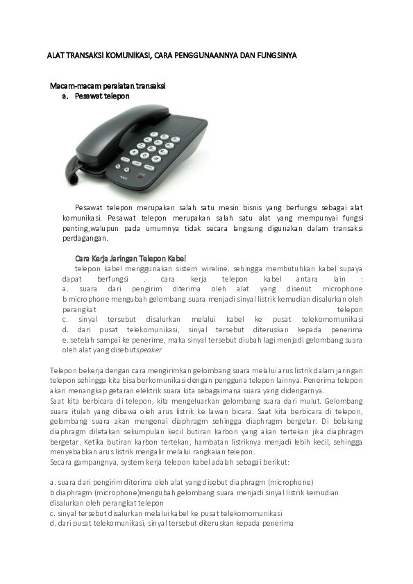 Detail Macam Macam Gambar Telepon Nomer 47