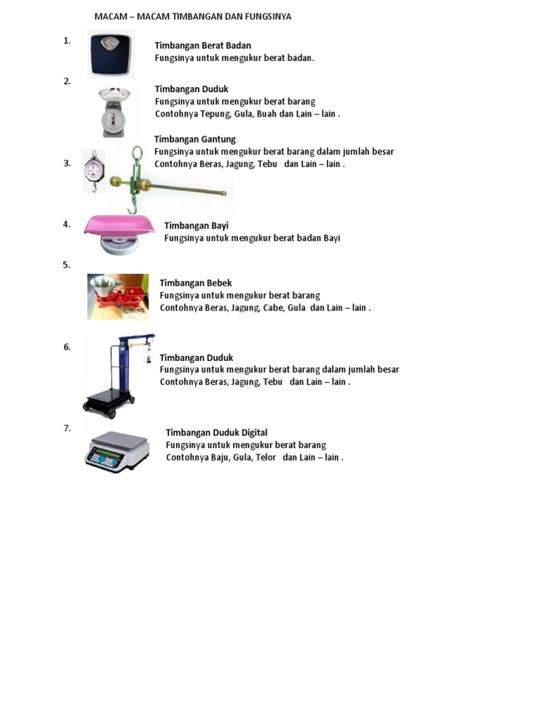 Detail Macam Macam Gambar Timbangan Nomer 30
