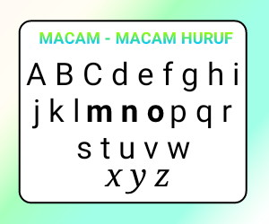Detail Macam Macam Huruf E Nomer 13