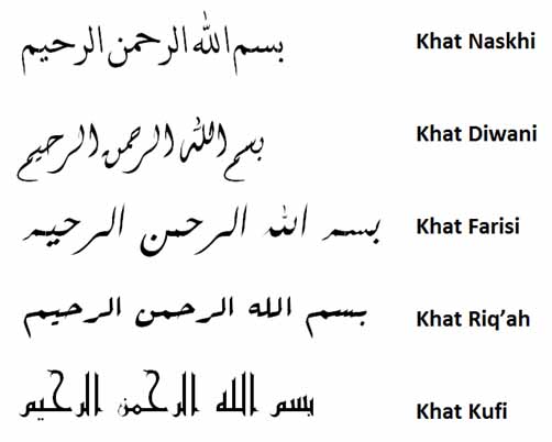 Detail Macam Macam Kaligrafi Arab Nomer 28