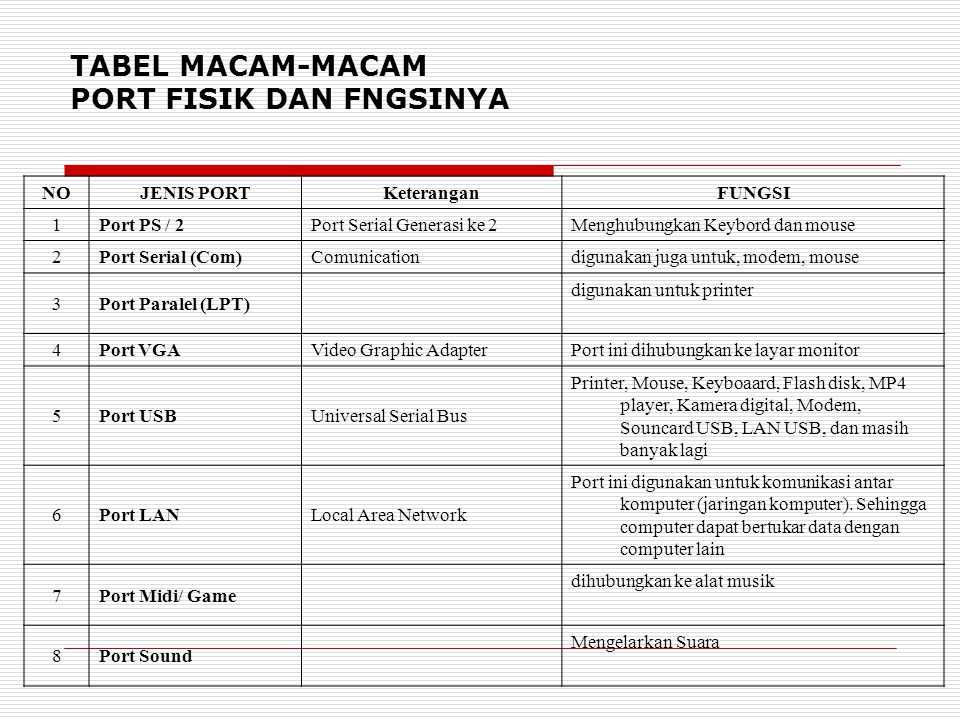 Detail Macam Macam Port Usb Dan Gambar Nomer 42