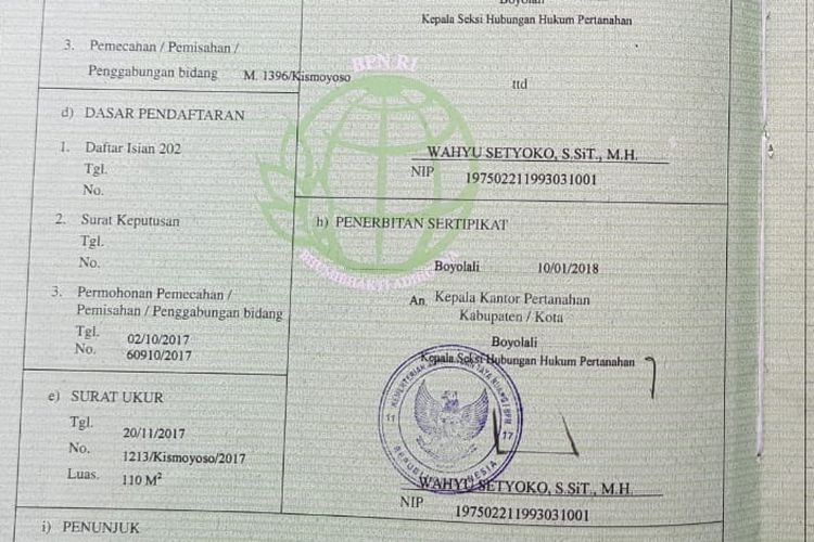 Detail Macam Macam Surat Bukti Kepemilikan Tanah Nomer 16