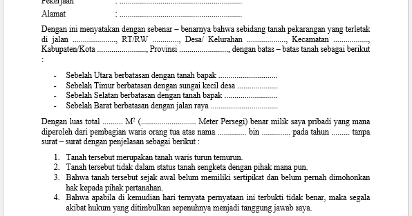 Detail Macam Macam Surat Bukti Kepemilikan Tanah Nomer 21