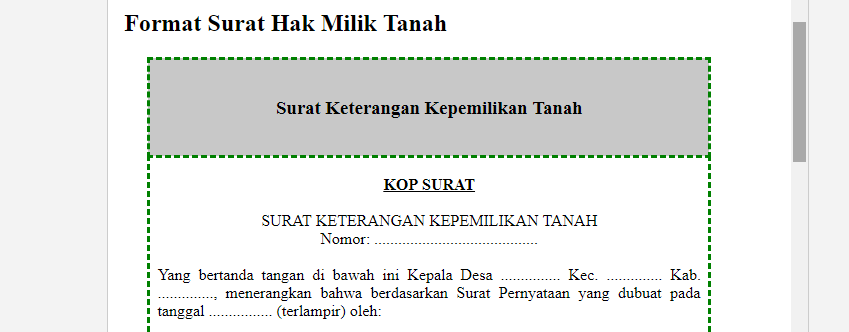 Detail Macam Macam Surat Bukti Kepemilikan Tanah Nomer 22