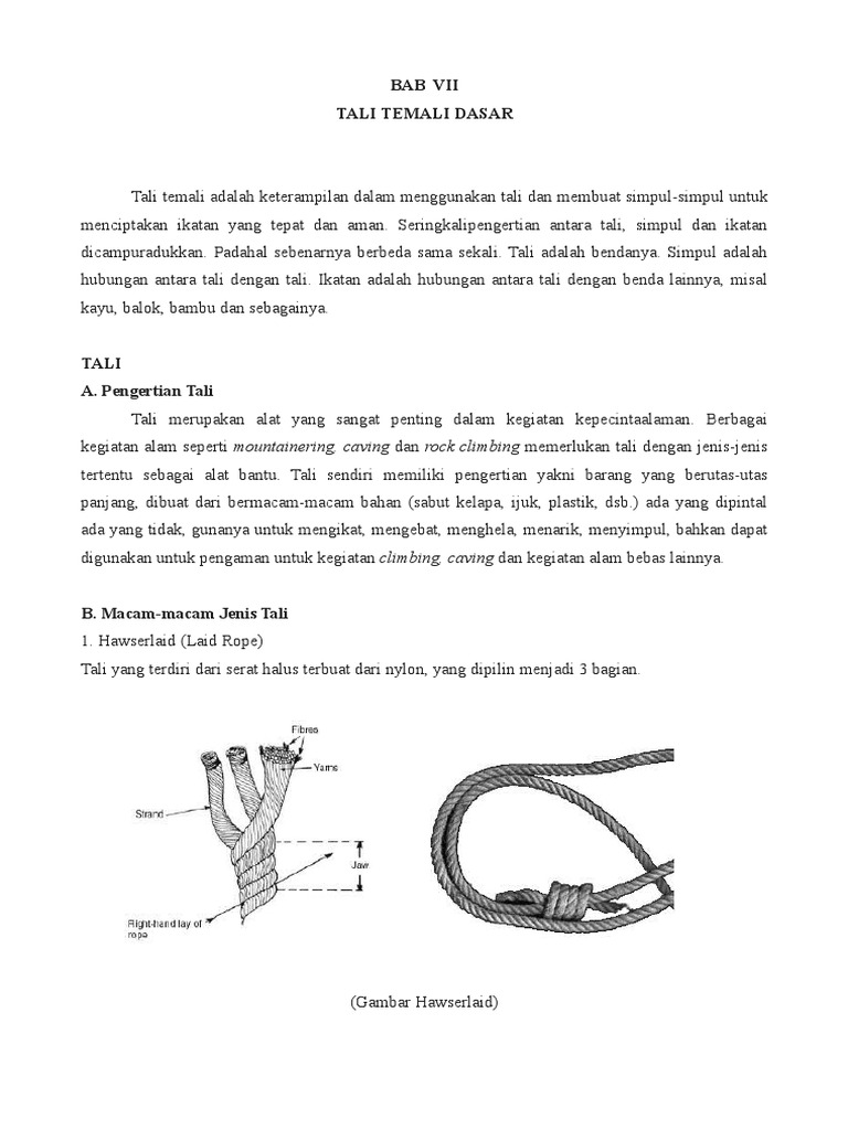 Detail Macam Macam Tali Temali Nomer 38