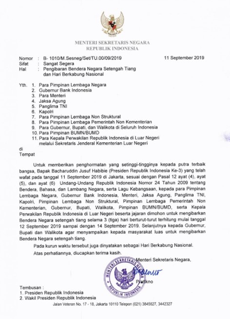 Detail Macam Surat Edaran Nomer 30