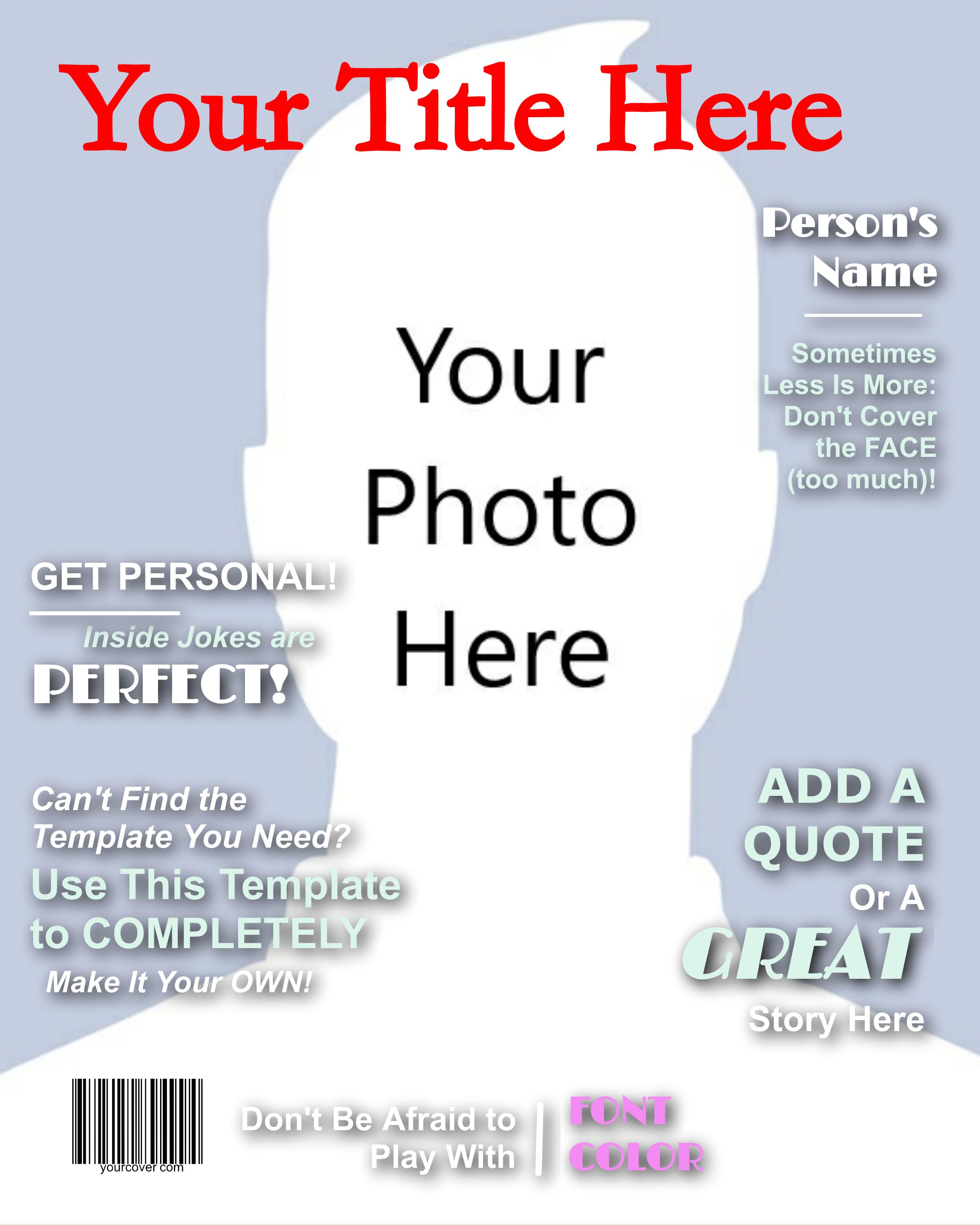 Magazine Cover Template - KibrisPDR