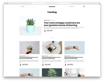 Detail Magazine Template Bootstrap Nomer 27