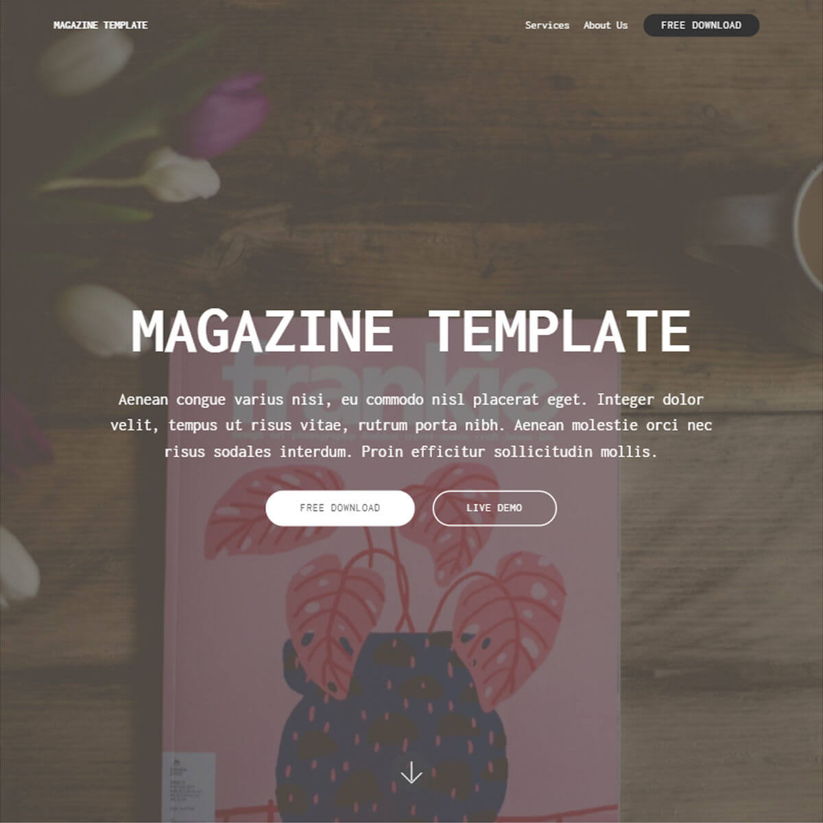 Detail Magazine Template Bootstrap Nomer 33
