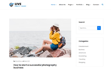Detail Magazine Template Bootstrap Nomer 47