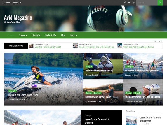 Detail Magazine Template Bootstrap Nomer 49