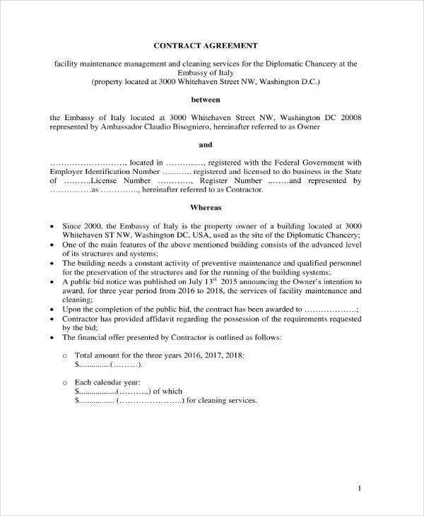 Detail Maintenance Service Agreement Template Nomer 9