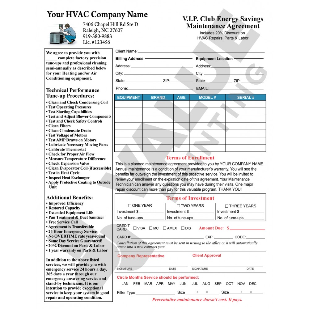 Detail Maintenance Service Agreement Template Nomer 32