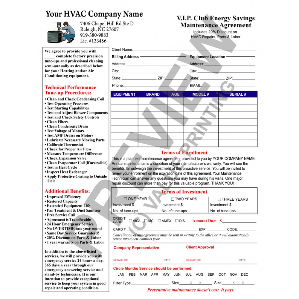 Detail Maintenance Service Agreement Template Nomer 46