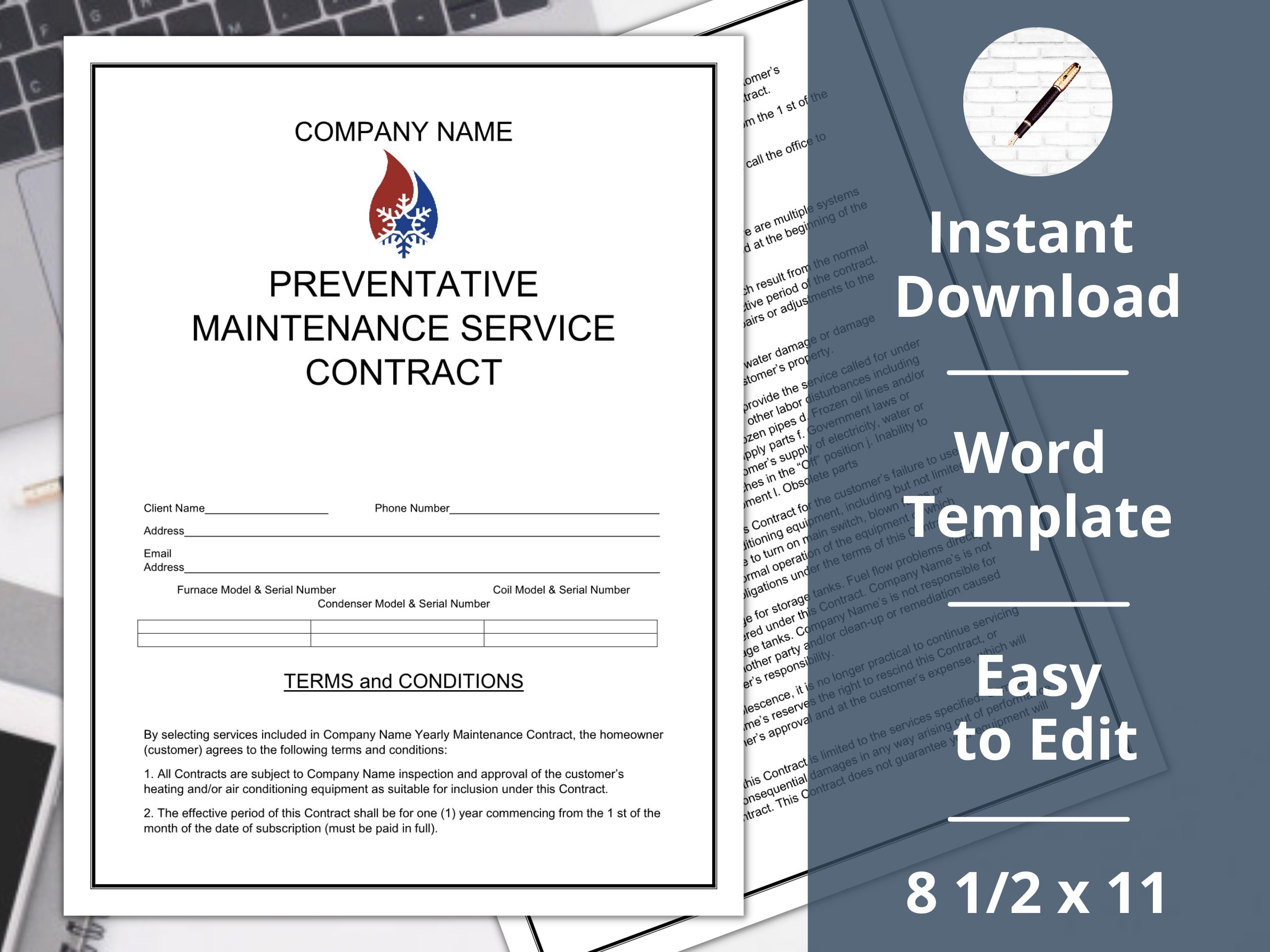 Detail Maintenance Service Agreement Template Nomer 47