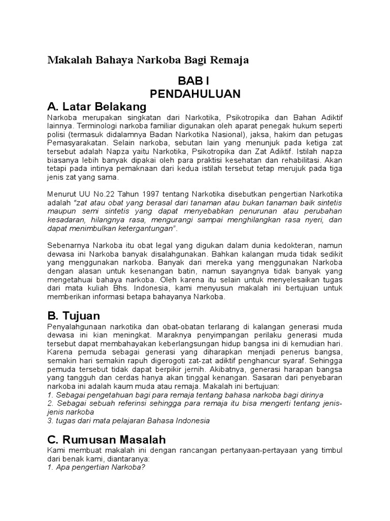 Detail Makalah Tentang Narkoba Beserta Gambar Nomer 29