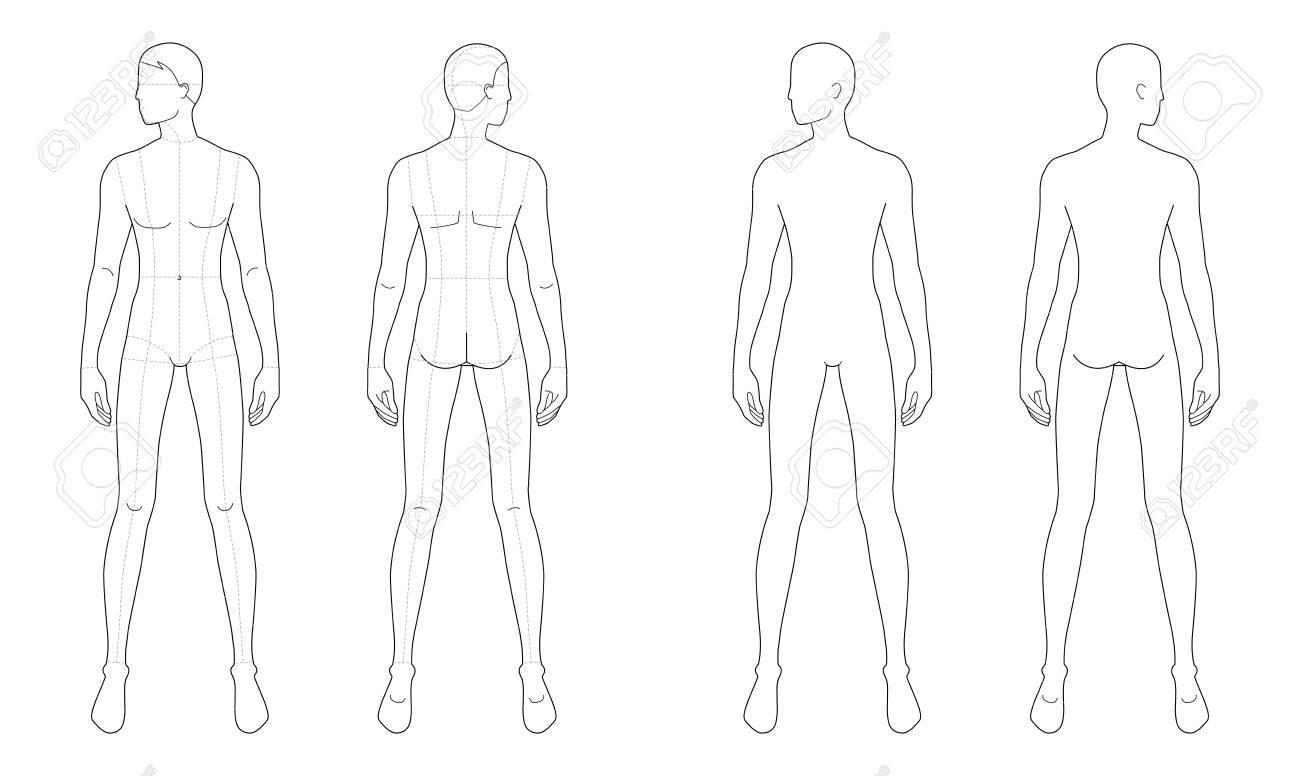 Detail Male Costume Template Nomer 17