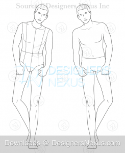 Detail Male Costume Template Nomer 21