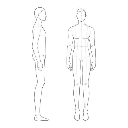 Detail Male Costume Template Nomer 49