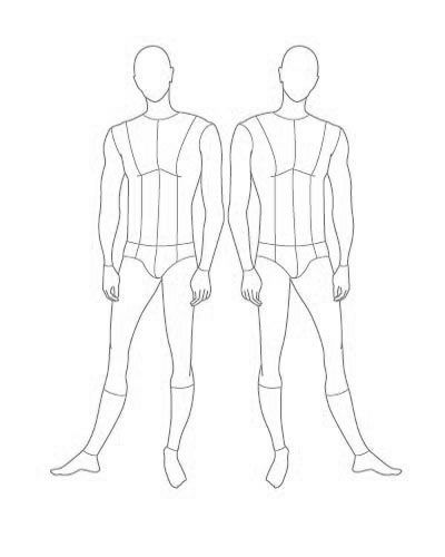 Detail Male Costume Template Nomer 7