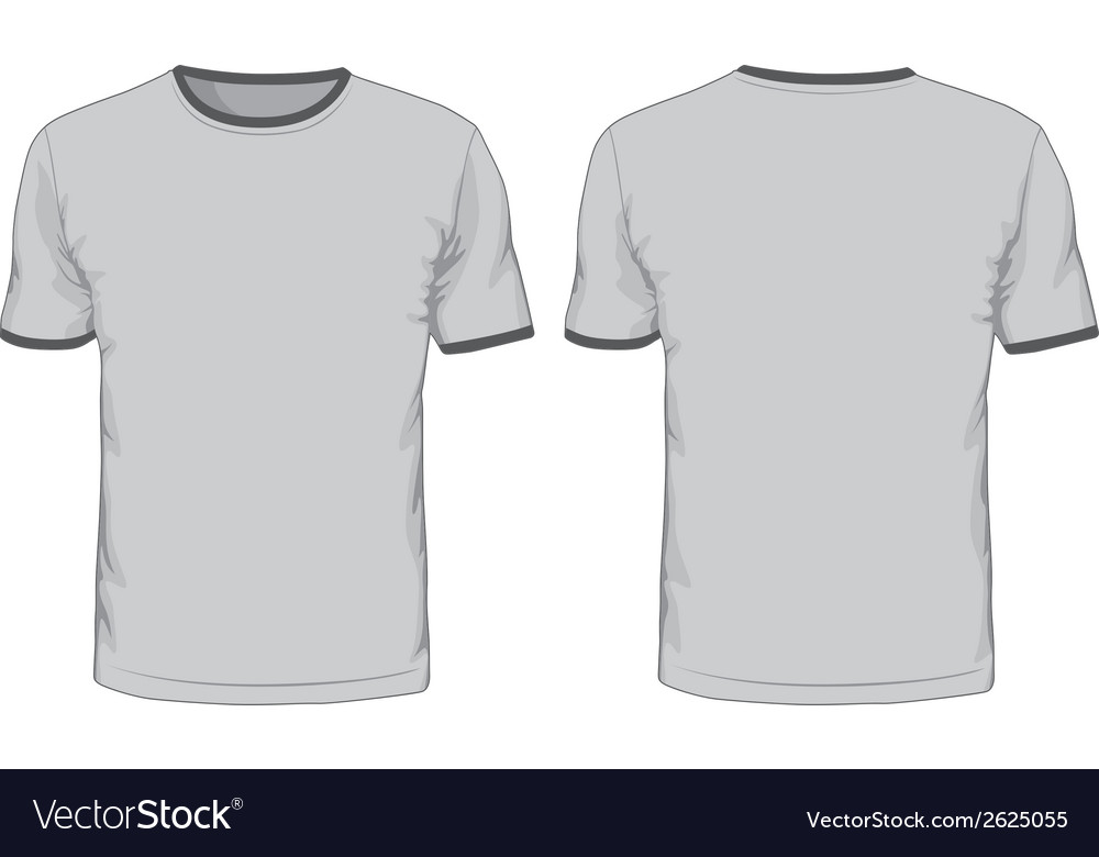 Detail Male T Shirt Template Nomer 4