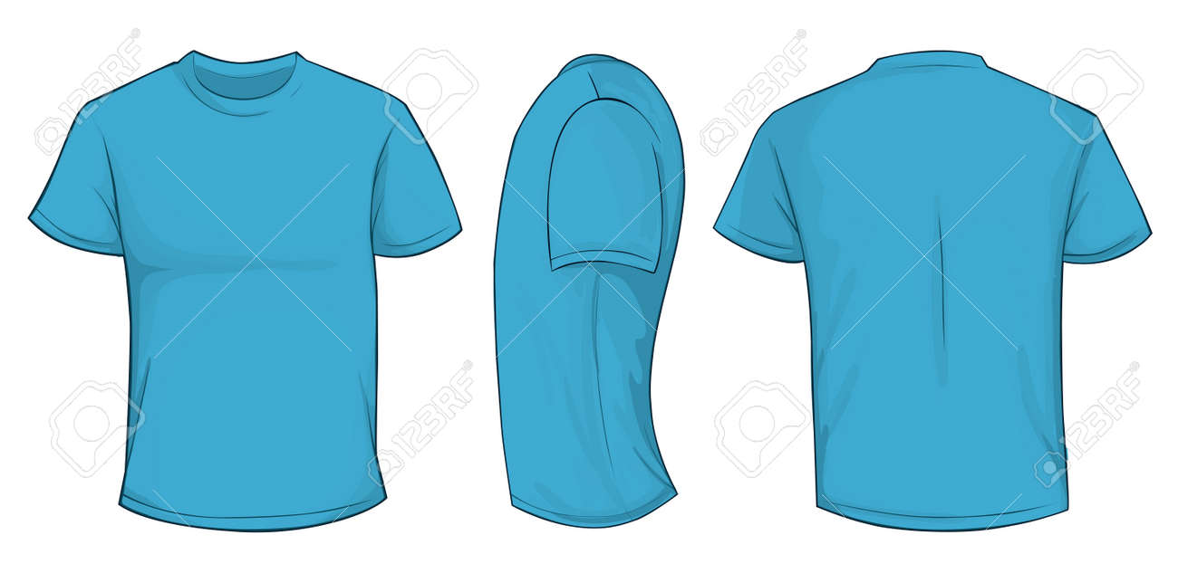 Detail Male T Shirt Template Nomer 32