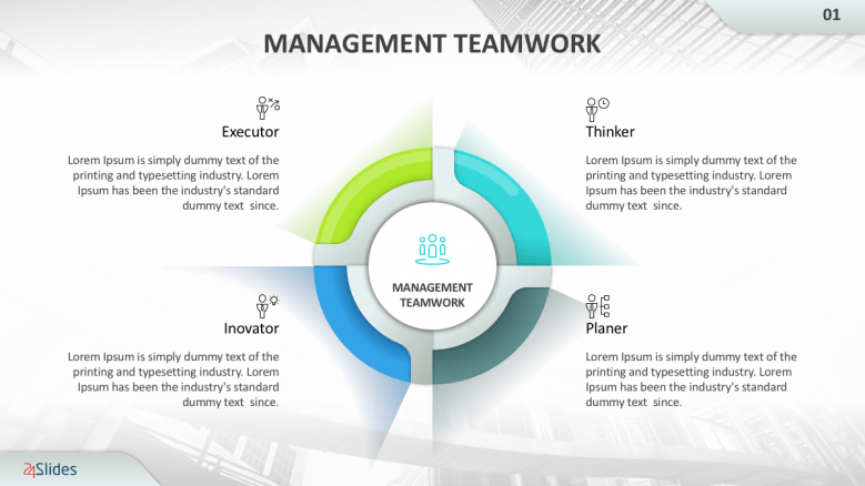 Detail Management Team Powerpoint Template Nomer 29