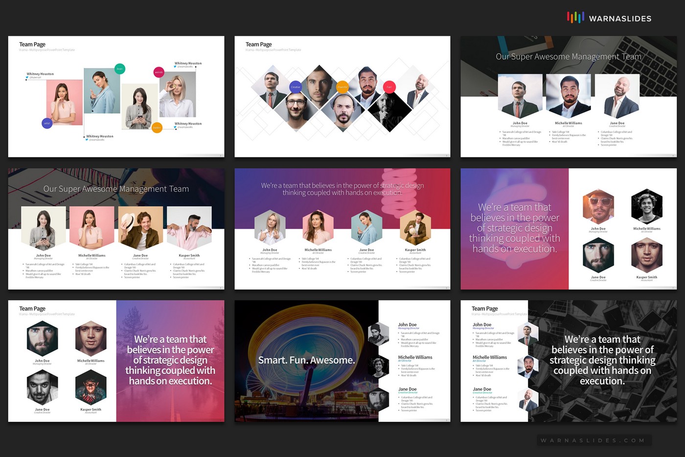 Detail Management Team Powerpoint Template Nomer 52