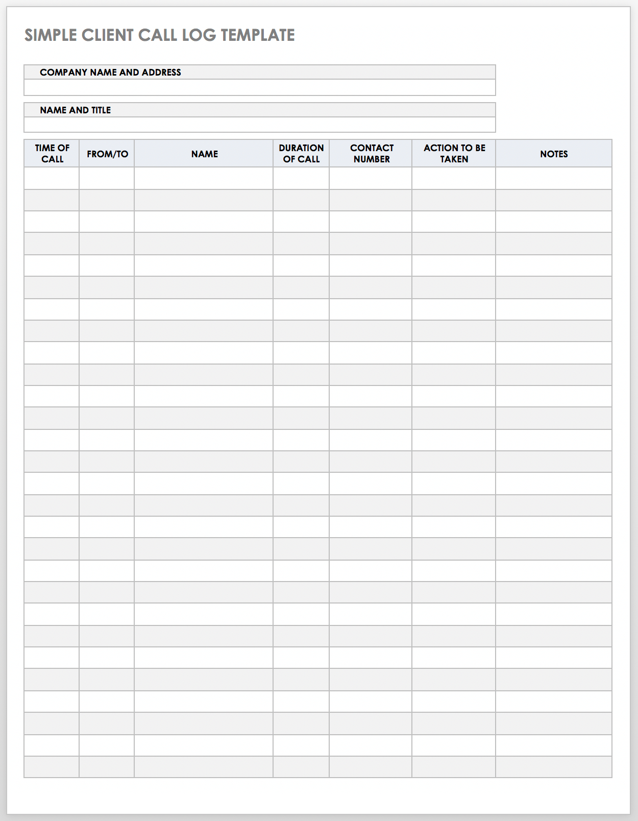 Detail Manager Log Book Template Nomer 15