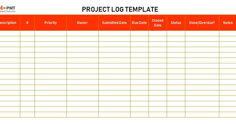 Detail Manager Log Book Template Nomer 18