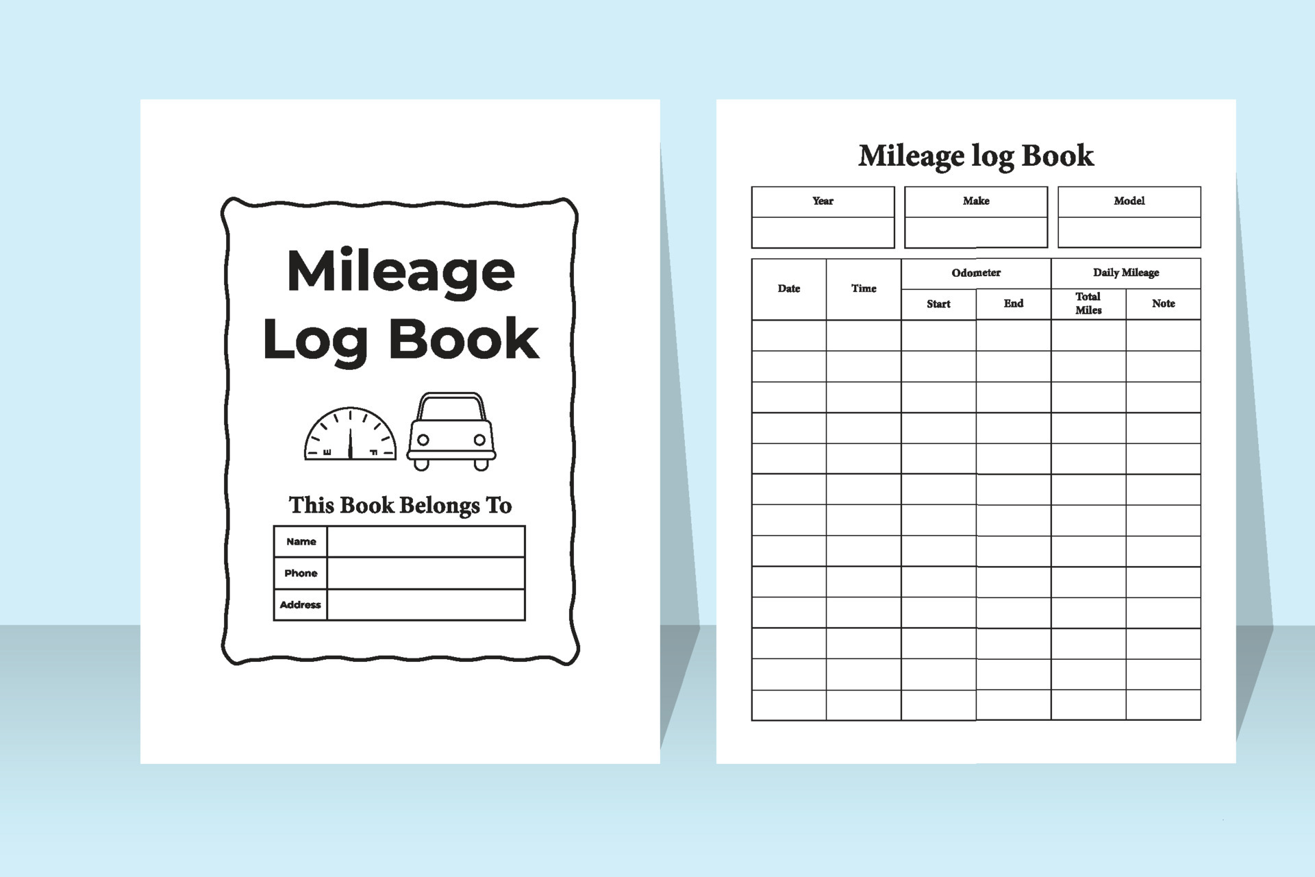 Detail Manager Log Book Template Nomer 50