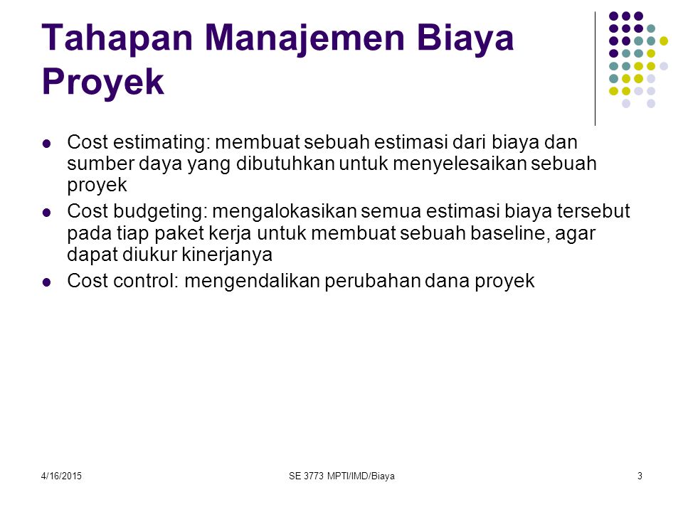 Detail Manajemen Biaya Proyek Nomer 17