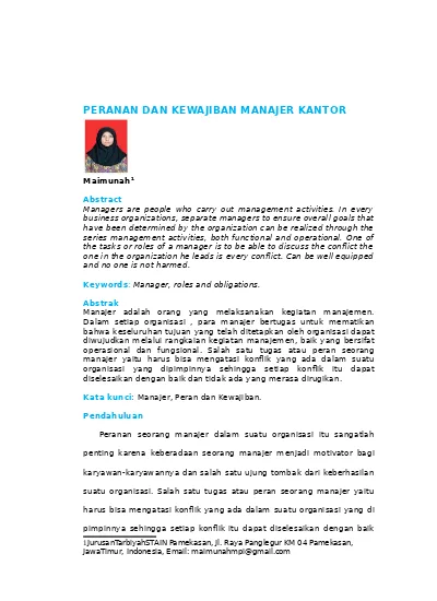 Detail Manajer Kantor Adalah Nomer 42