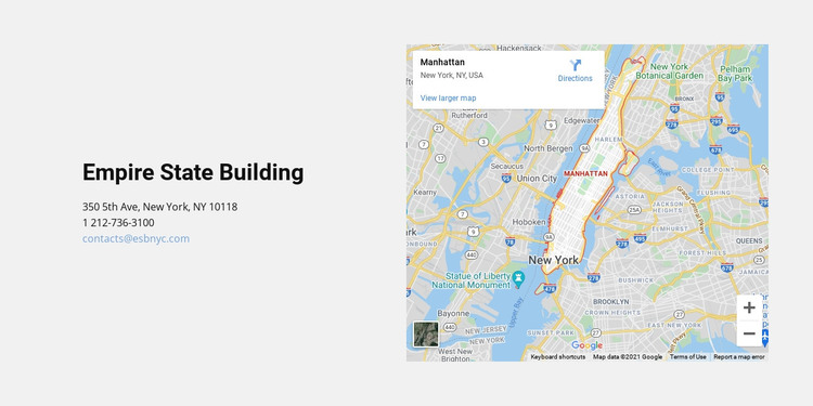 Detail Map Html Template Nomer 10