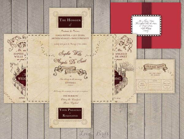 Detail Map Invitation Template Nomer 6