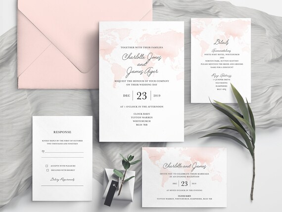 Detail Map Invitation Template Nomer 8