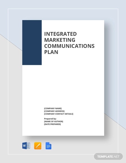 Detail Marketing Communications Plan Template Nomer 11