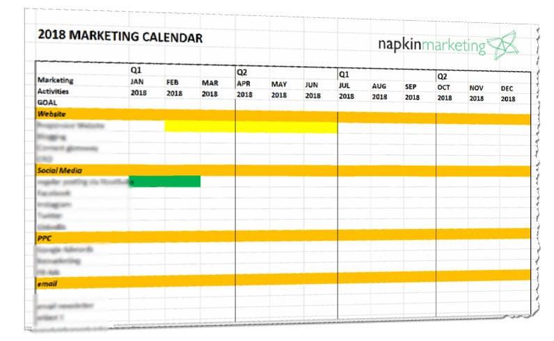 Detail Marketing Schedule Template Nomer 15