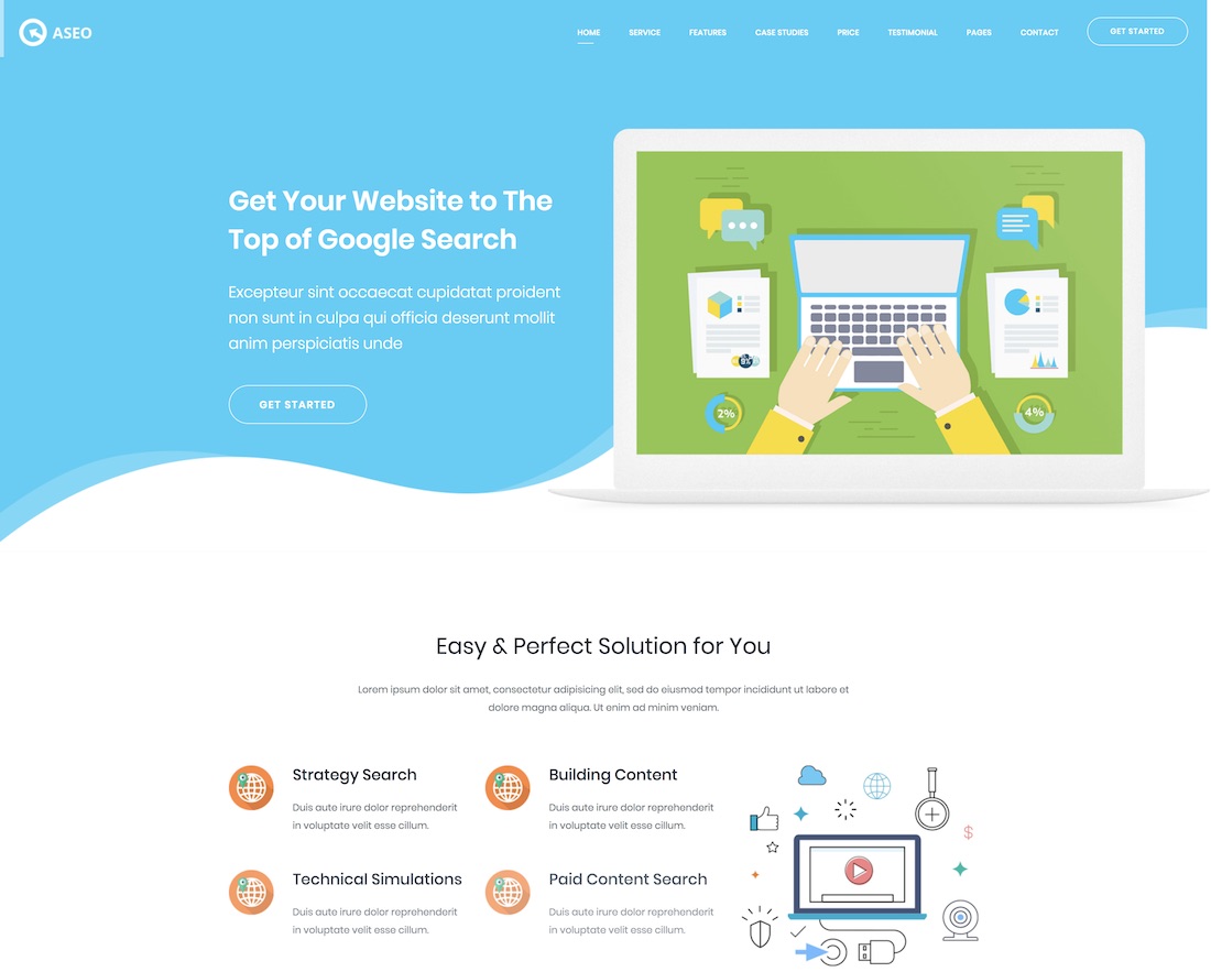 Marketing Web Template - KibrisPDR