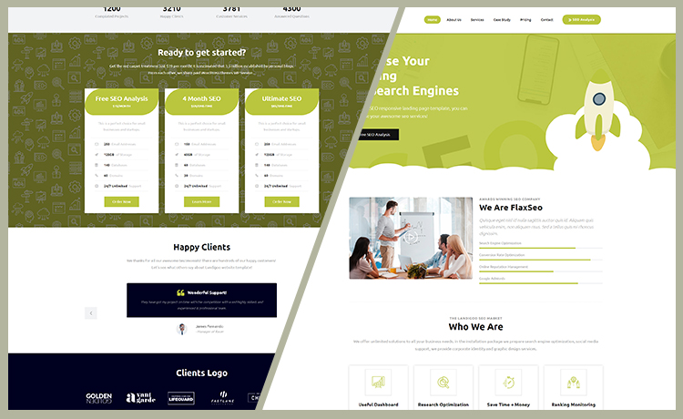 Detail Marketing Web Template Nomer 14