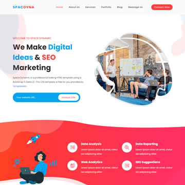 Detail Marketing Web Template Nomer 15