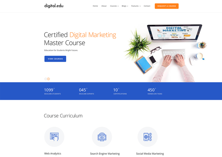 Detail Marketing Web Template Nomer 18