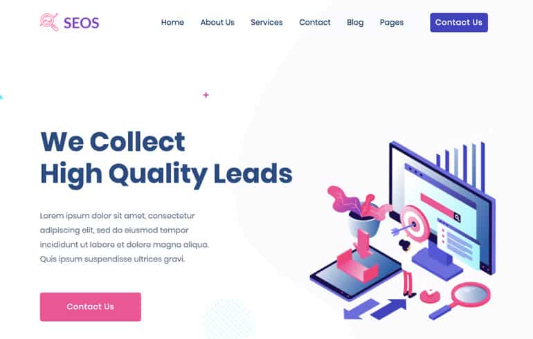 Detail Marketing Web Template Nomer 20