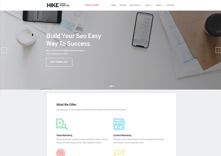 Detail Marketing Web Template Nomer 33
