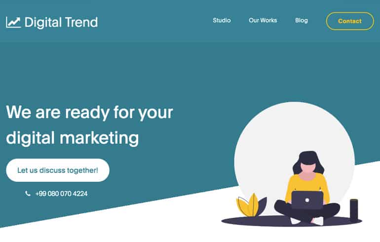 Detail Marketing Web Template Nomer 34