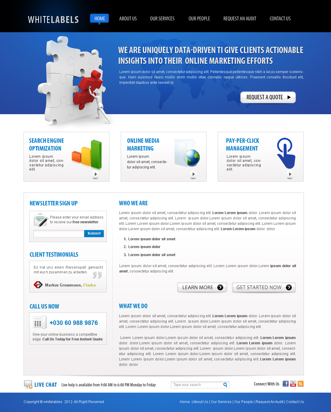 Detail Marketing Web Template Nomer 42